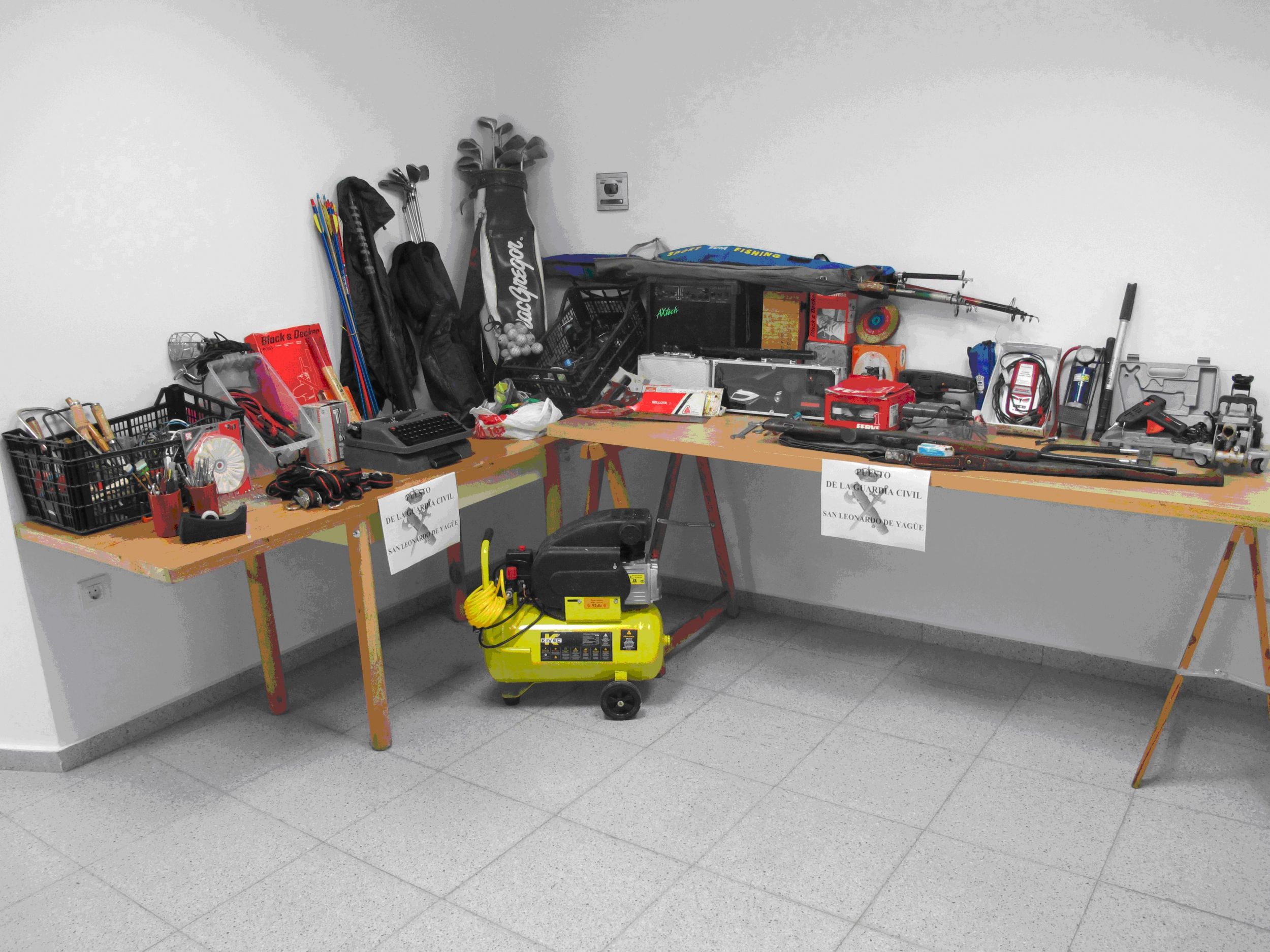 La Guardia Civil de San Leonardo de Yagüe recupera objetos robados en una vivienda de la localidad